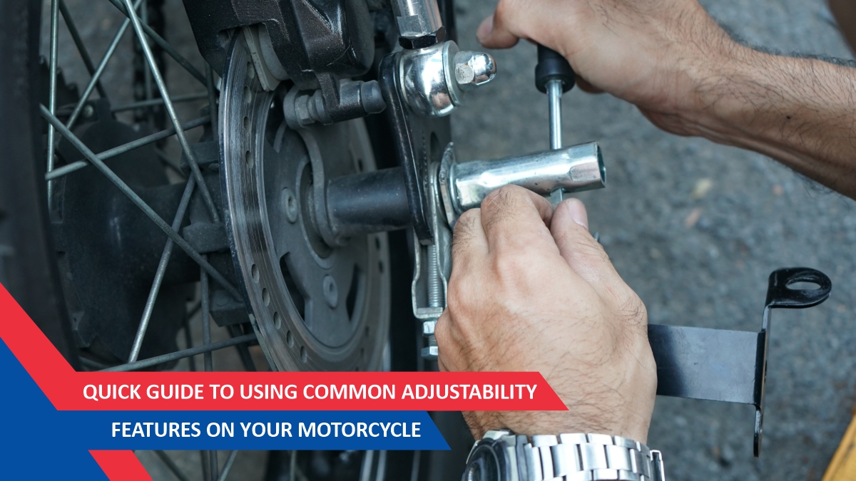 Adjustable Rider Examples Quick Guide to Using Common Adjustability Features on Your Motorcycle