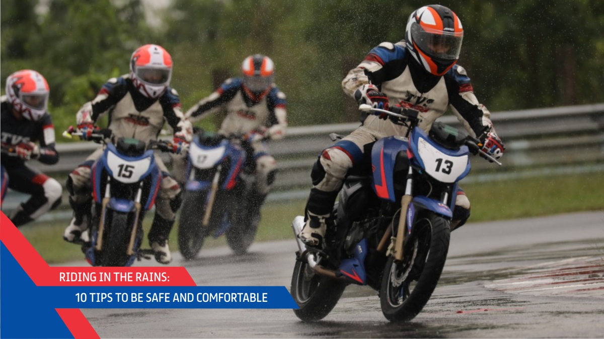 Riding In The Rains: 10 Tips To Be Safe And Comfortable