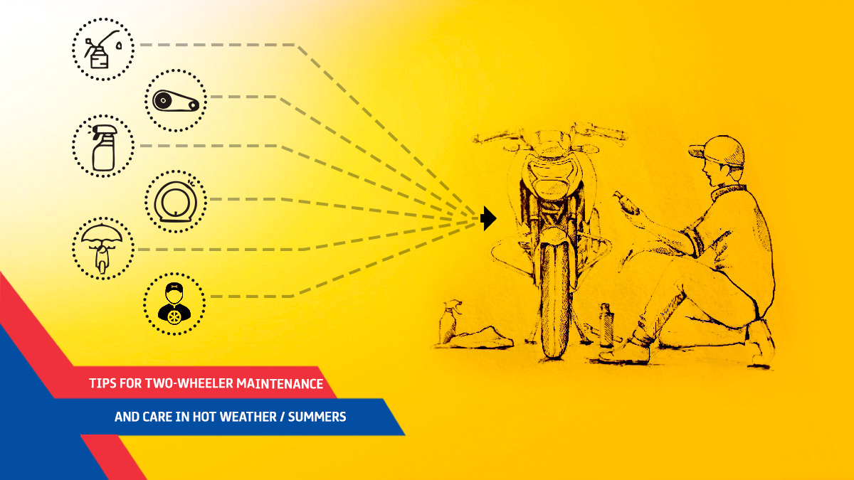Tips For Two-Wheeler Maintenance And Care In Hot Weather / Summer