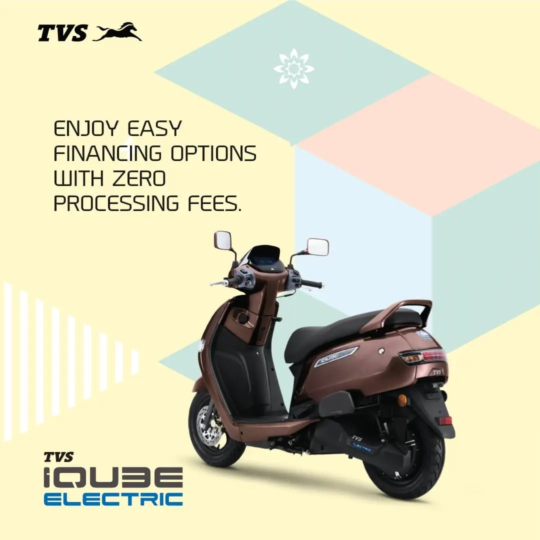 TVS iQube S Electric Scooter Mercury Grey Colour