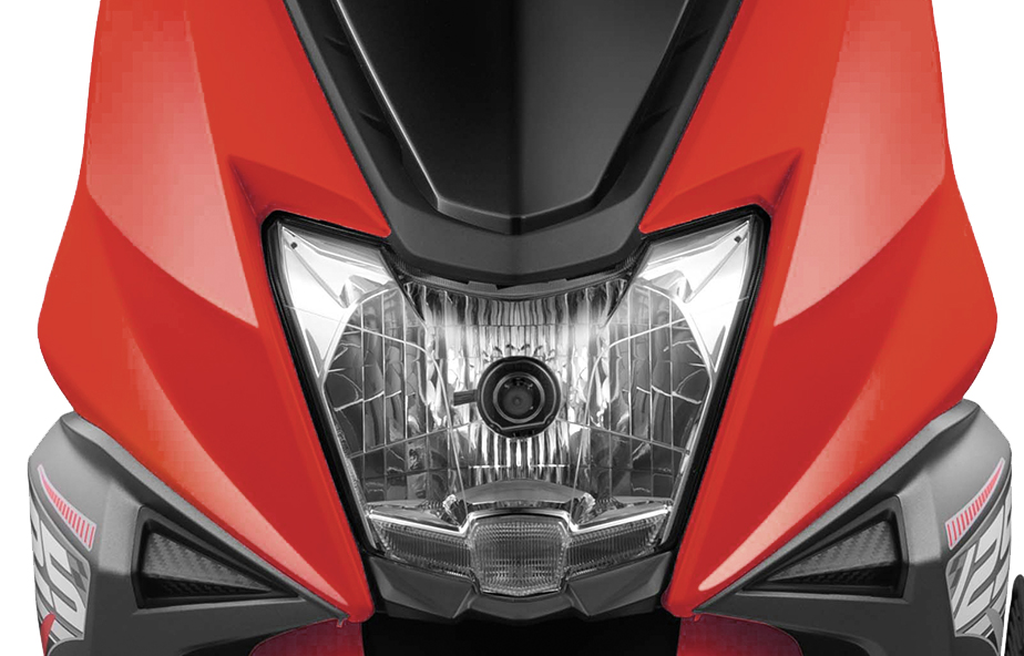 Front cluster headlamp of TVS Ntorq 125 cc 2 wheeler automatic scooter
