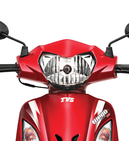 All time LED headlamp of TVS wego 2 wheeler scooter