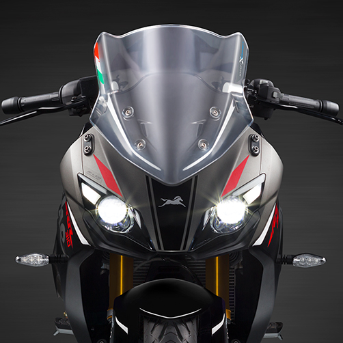 Electricl capacity of apache RR 310 sports motorcycle