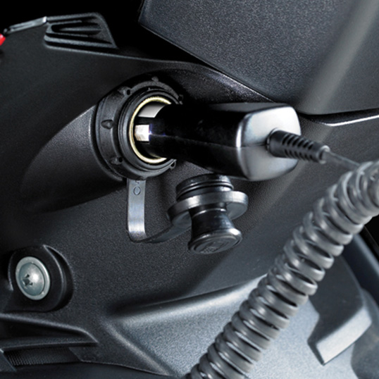 Usb mobile charger of TVS NEO NX 110 cc semi automatic motorcycle