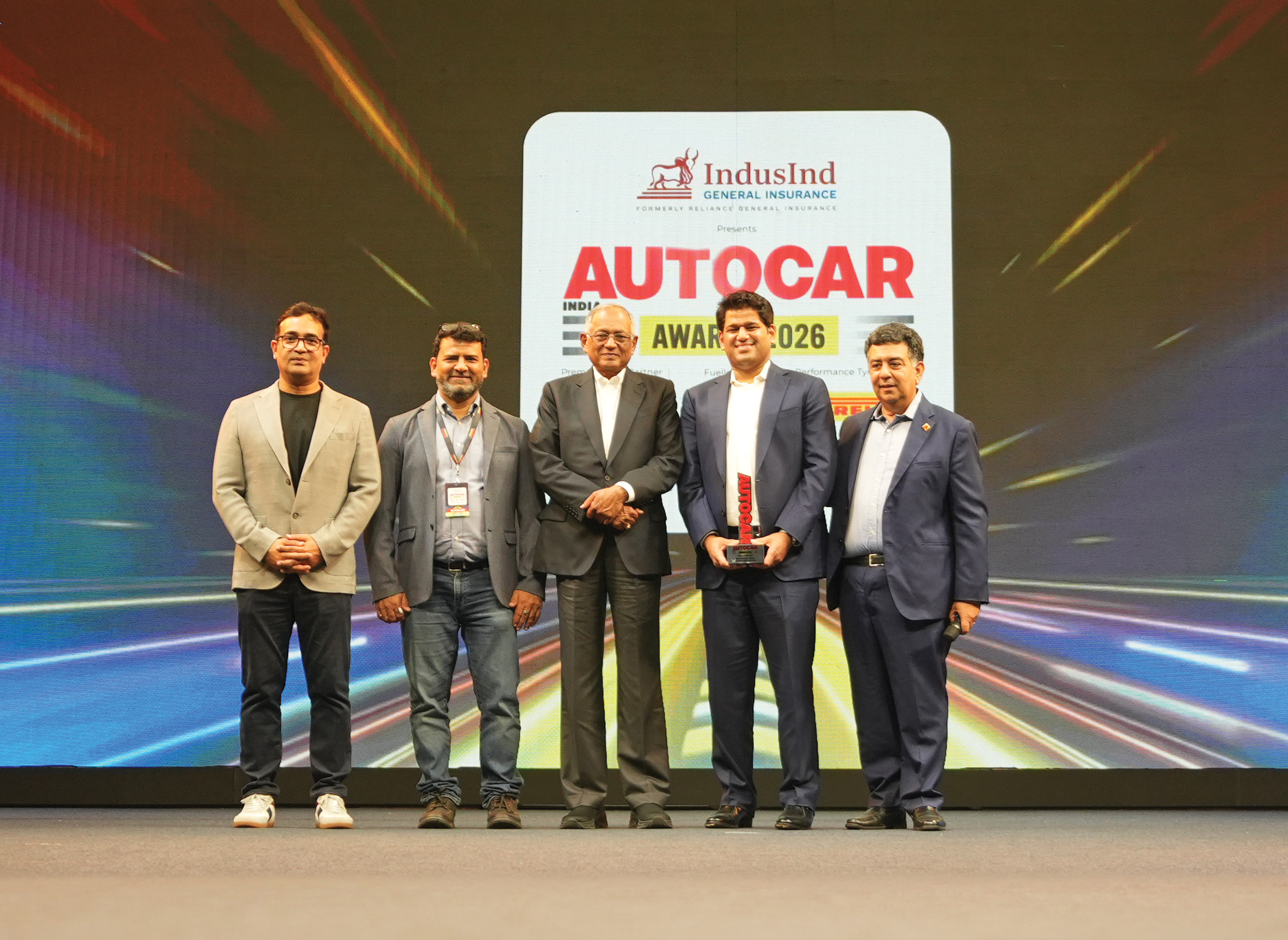 TVS Motor at an awards ceremony