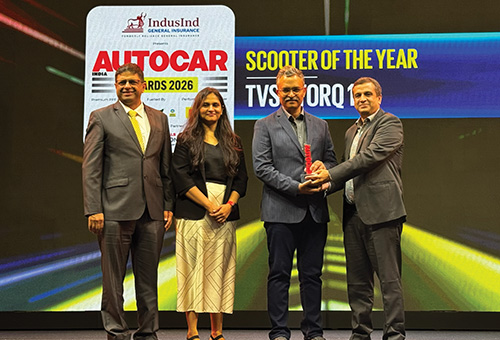 TVS NTORQ 150 wins Scooter of the Year
