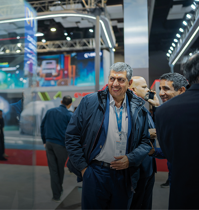 TVS Motor leadership at an industry event