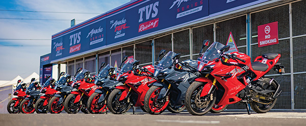 TVS Apache line-up