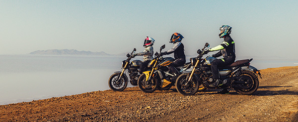TVS riders line-up