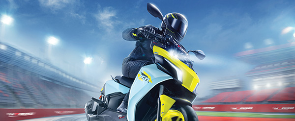 TVS performance scooter