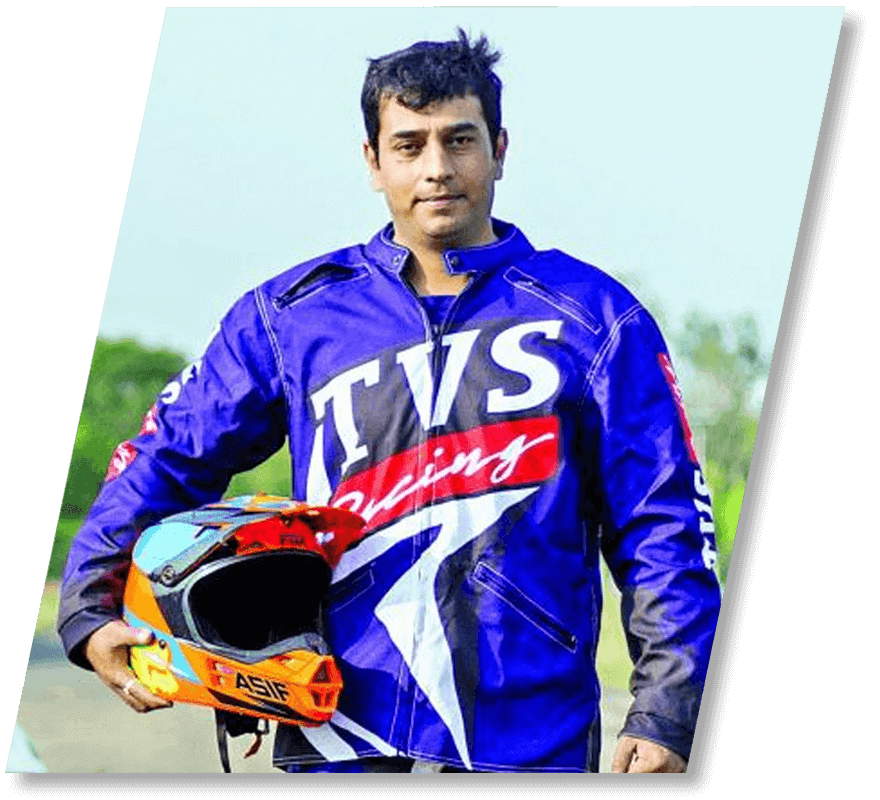 TVS Racing Rider Syed Asif Ali