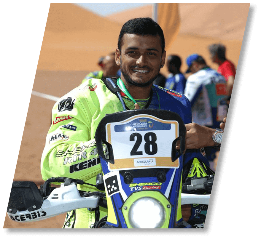 TVS Racing Rider Aravind KP