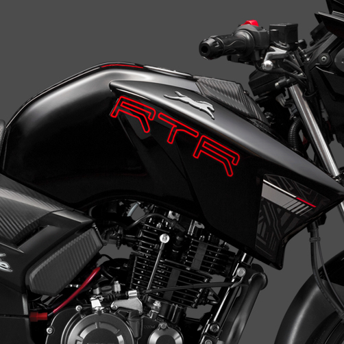 Fuel capacity of Apache RTR 180 Sports motorcycles