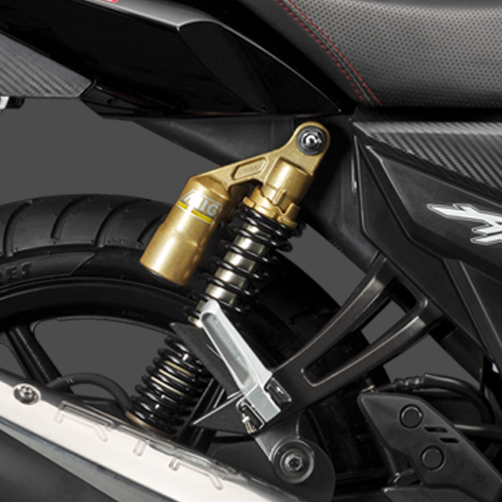 Synchro stiff telescopic suspension of Apache RTR 180 Sports motorcycles