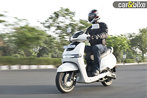 TVS iQube Electric Scooter Car and Bike
