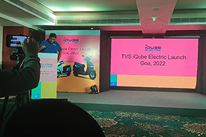 TVS iQube Electric Scooter Goa Prism