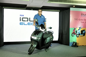 TVS iQube Electric Scooter Live News Goa