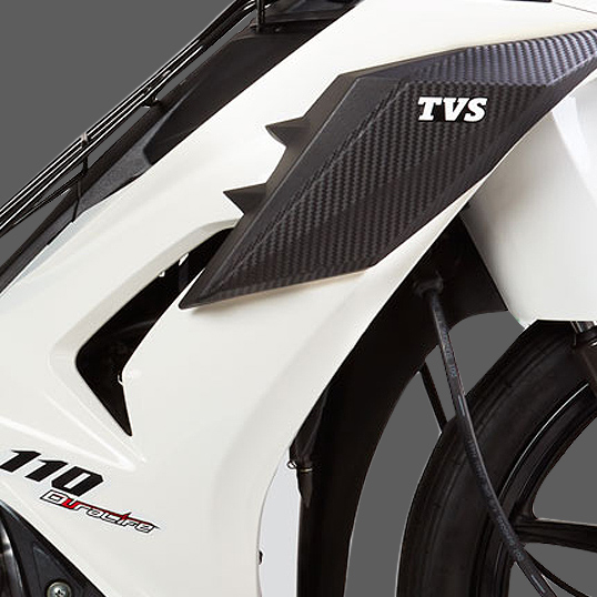 Strong body frame of TVS NEO NX 110 cc semi automatic motorcycle