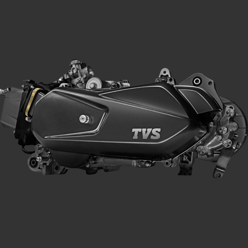 4 Stroke SI air cooled engine of TVS Ntorq 125 cc 2 wheeler automatic scooter
