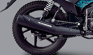 TVS ZT 125 cc motorcycles with high durability