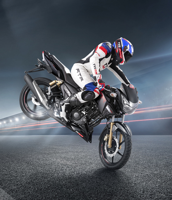 RTR 180 motorcycle overview