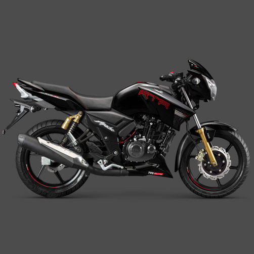 Dimension of Apache RTR 180 Sports motorcycles