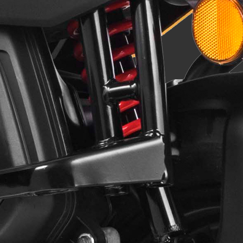 Telescopic suspension of TVS Ntorq 125 cc 2 wheeler automatic scooter