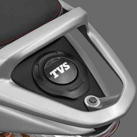 External fuel option on TVS wego 2 wheeler scooter