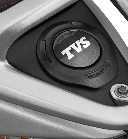 Fuel Tank  storage capacity under seat of TVS wego 2 wheeler scooter