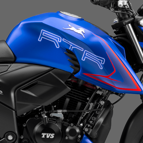 Fuel Tank capacity of Apache RTR 200 4V FI motorcycle