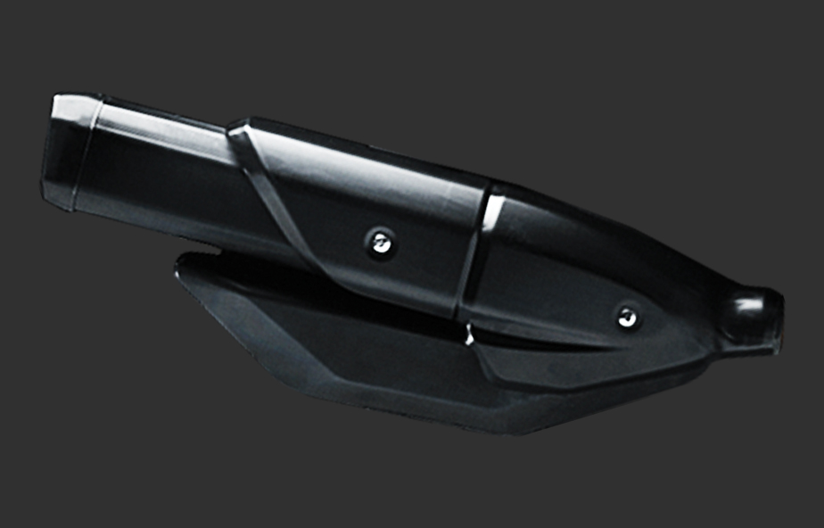 Double barrel exhaust of Apache RTR 160 4V Sports motorcycles