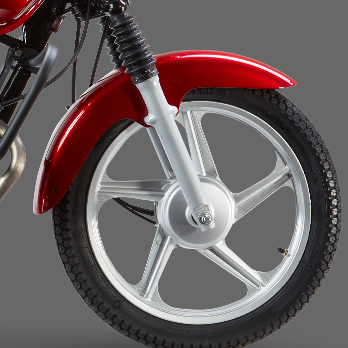 Suspensión delantera de alta duración de la motocicleta TVS HLX 150 5g de dos ruedas