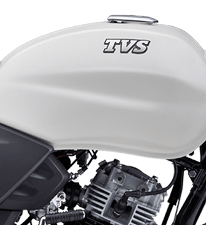 Capacidad de almacenamiento del tanque de combustible de la motocicleta TVS HLX 150 5g de dos ruedas