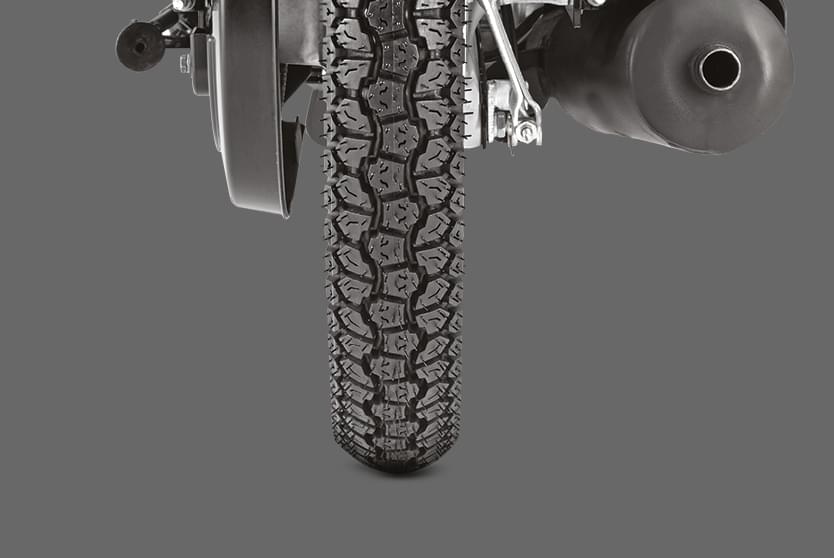 Dura Grip Tyres of TVS XL 100 Heavy duty 2 wheeler moped