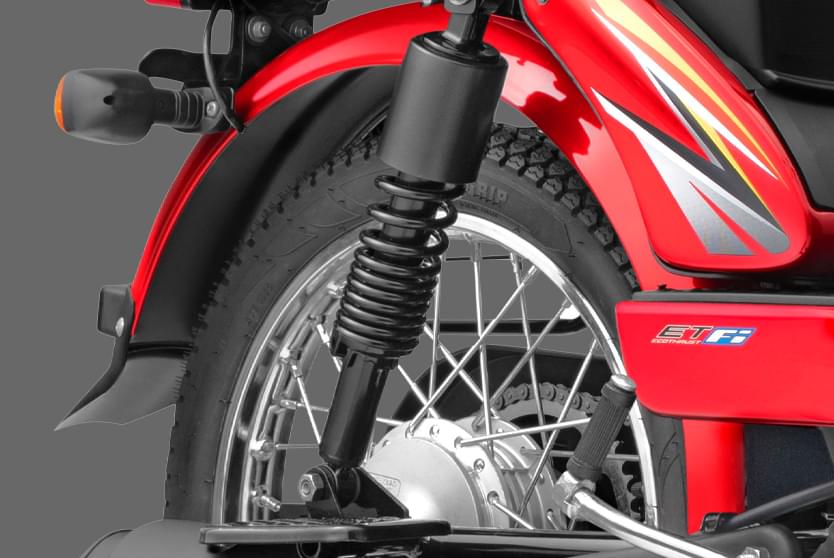 Front Hydrolic Suspension of TVS XL 100 Heavy duty 2 wheeler moped