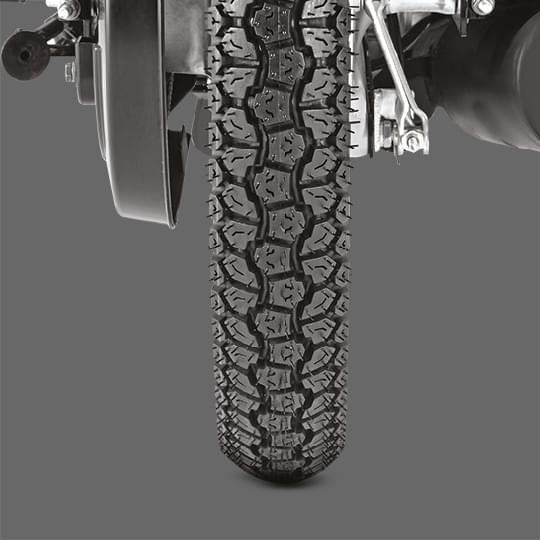 Dura Grip Tyres of TVS XL 100 Heavy duty 2 wheeler moped