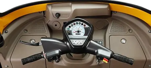 TVS King Duramax Plus Dashboard