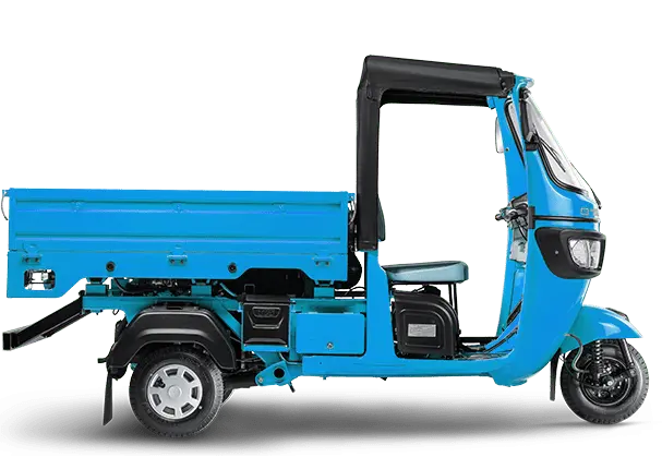 TVS King Kargo Blue Right View