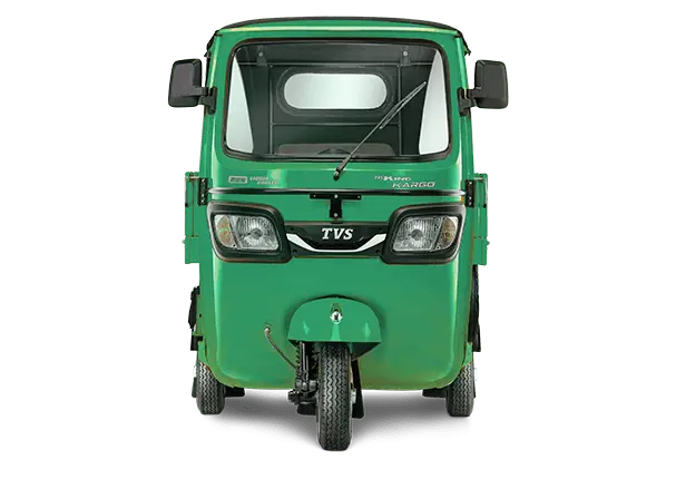 TVS King Kargo Green Front View