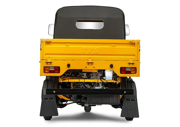 TVS King Kargo Yellow Back View