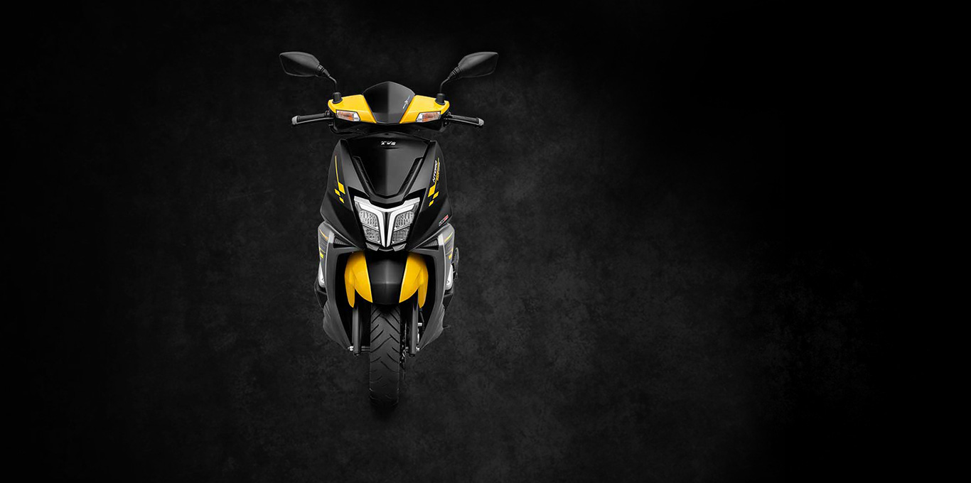 TVS NTorq Batwing Styled Daytime Running Lights