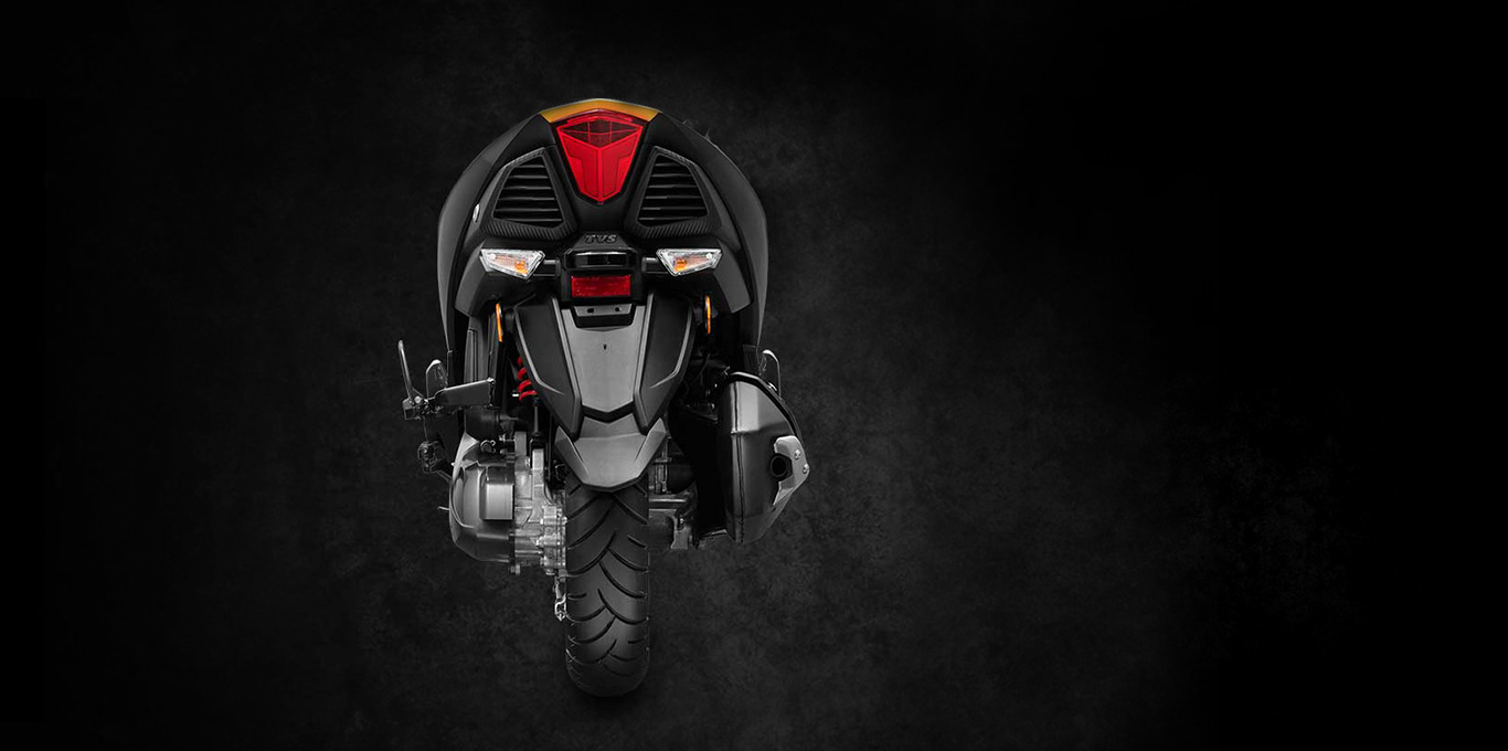 TVS NTorq Afterburner Style Rear Vents