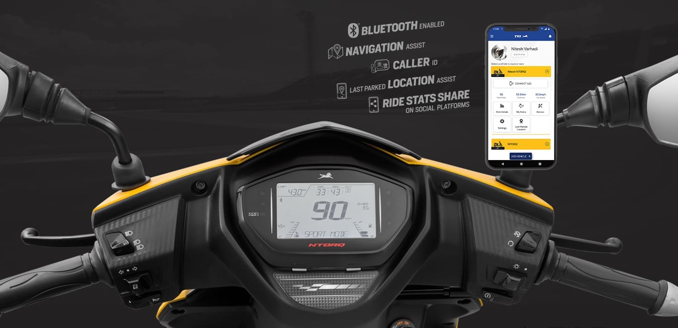 TVS NTORQ 125 App Pair with Your Phone to Unlock Connectivity