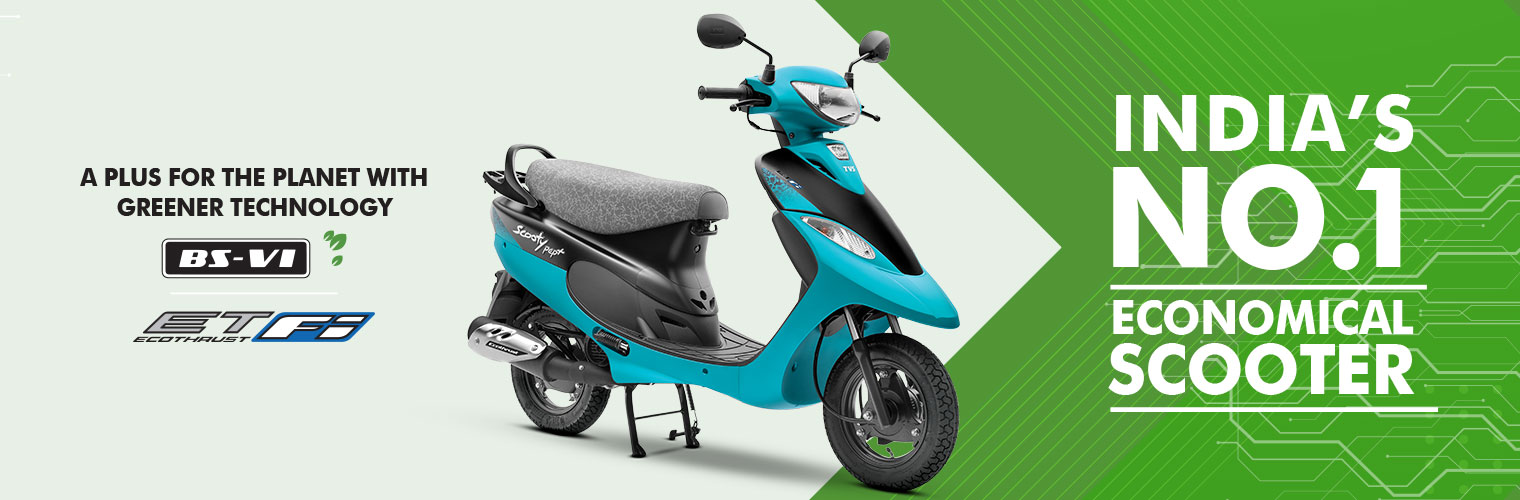 Buy online TVS Scooty Pep Plus - India 