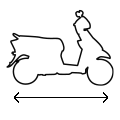 TVS Scooty Pep Plus Dimensions