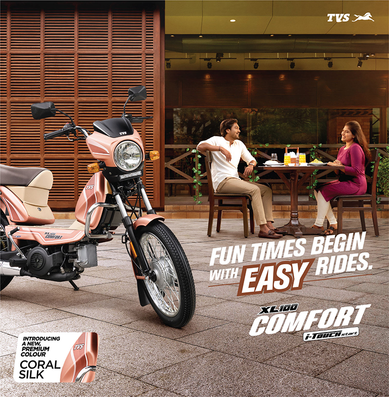 TVS XL100 Comfort i-TOUCHstart BSVI 