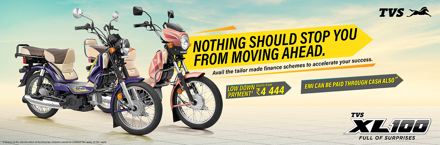 100 Comfort Self Start Tvs Xl 1000 Price TVS XL100 Heavy Duty