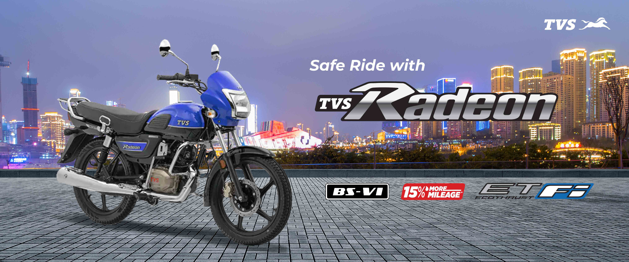 tvs radeon dt blue black digi cluster edition