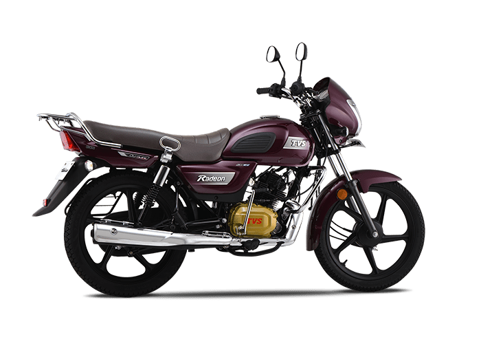 tvs radeon royal purple right side view