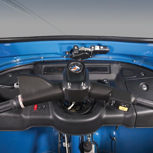 Functional dashboard of TVS kargo 3 wheeler auto